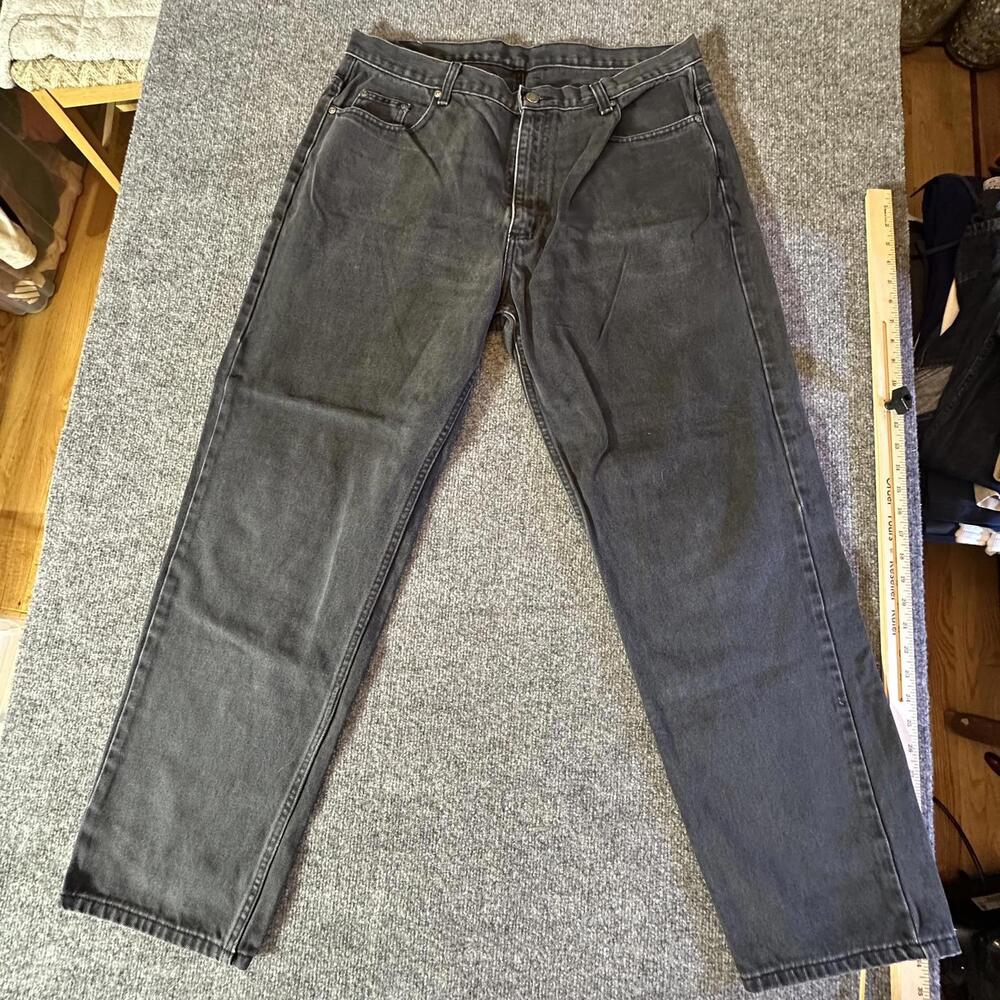 Stylish Black Denim Jeans‎ - Size 38x32